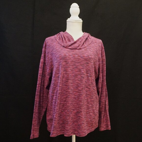 Columbia Purple and Pink Heather Lightweight Hoodie Women’s Size 1X - Picture 1 of 7